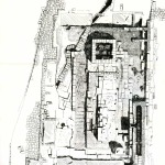 Pianta del cd. tempio delle semicolonne doriche (da G. Pesce, Sardegna punica, Cagliari 1961, fig. 13).